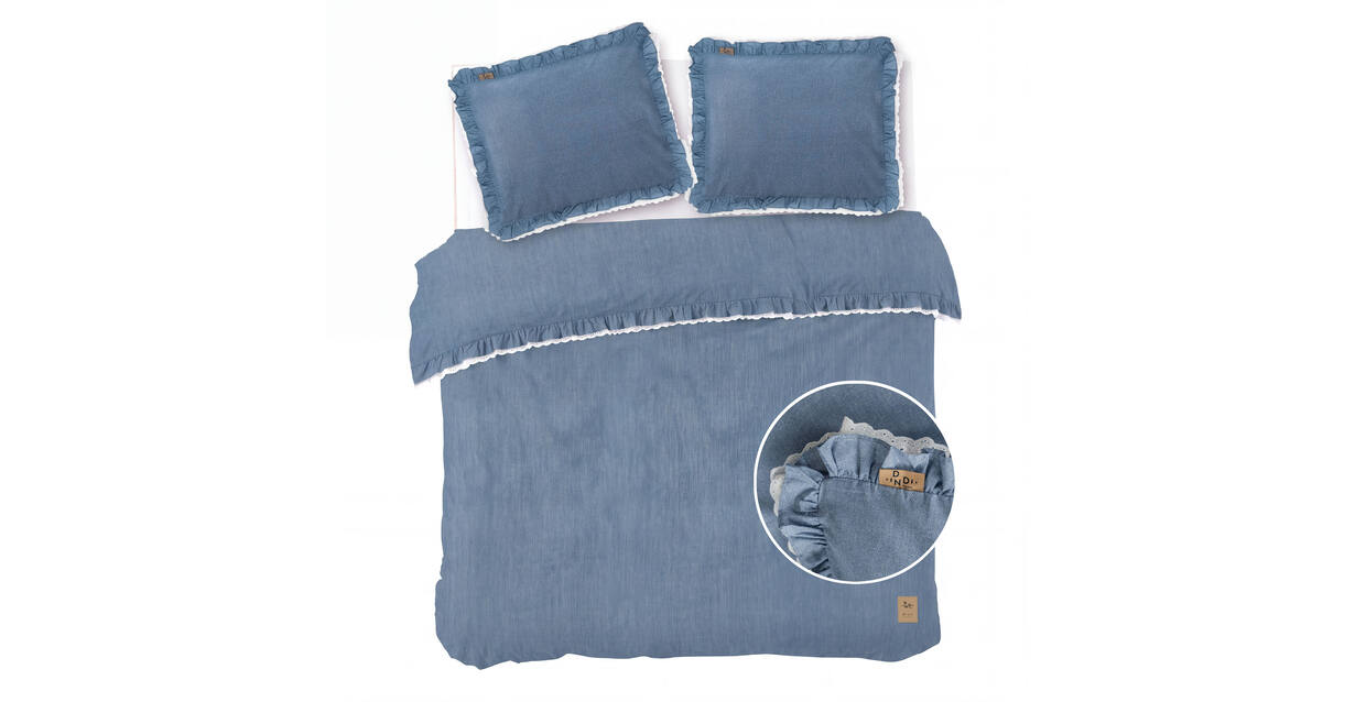 Dindi Home Dekbedovertrek Denim Dream